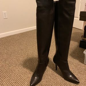 Stuart Weitzman Chocolate Brown Over the Knee Boot